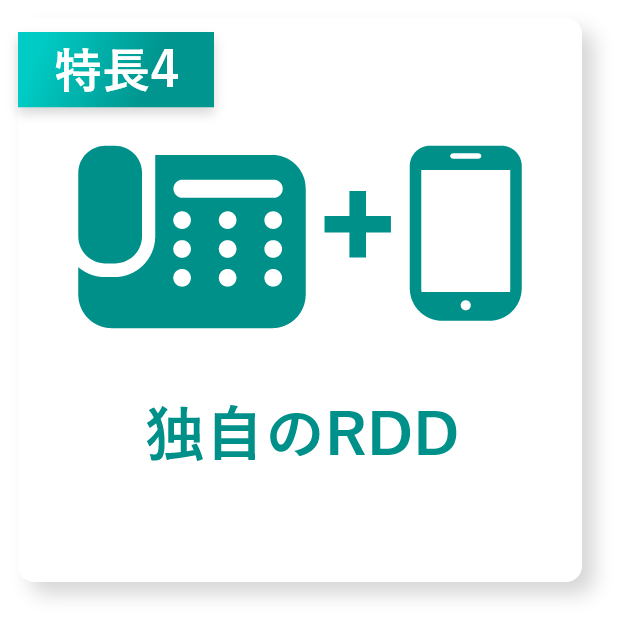 固定電話RDD、携帯電話RDD